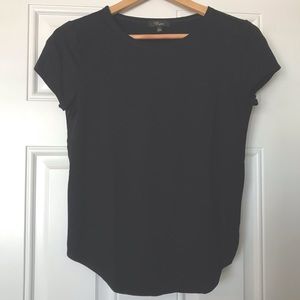 Cupio black cap sleeve top LG